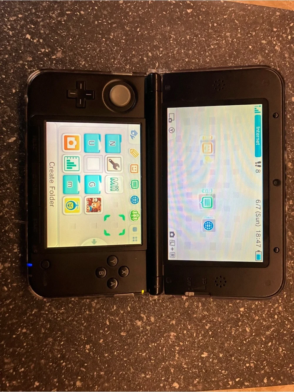 Nintendo 3DS XL LL modded
